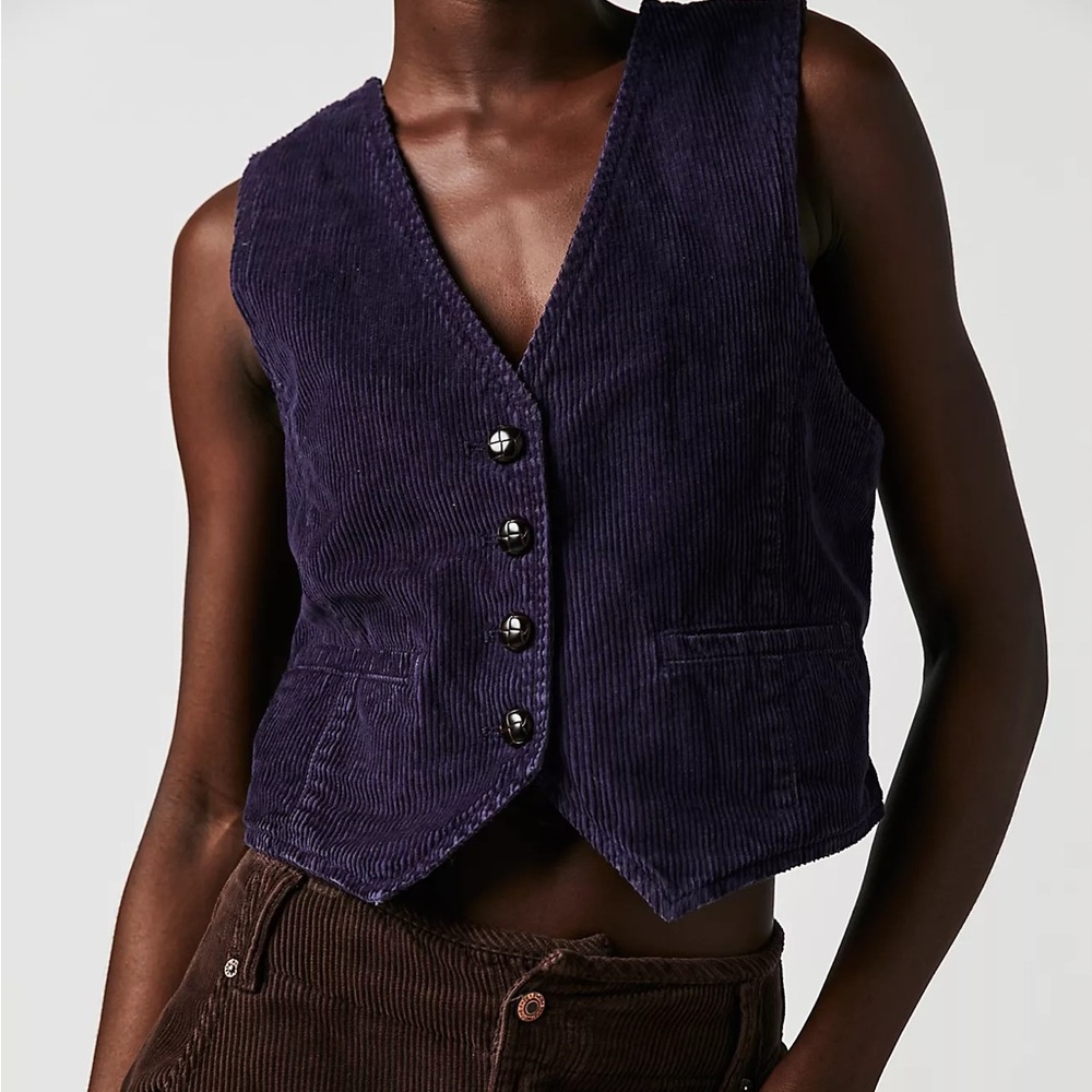 NWT free people, we the free - Charley cord vest
